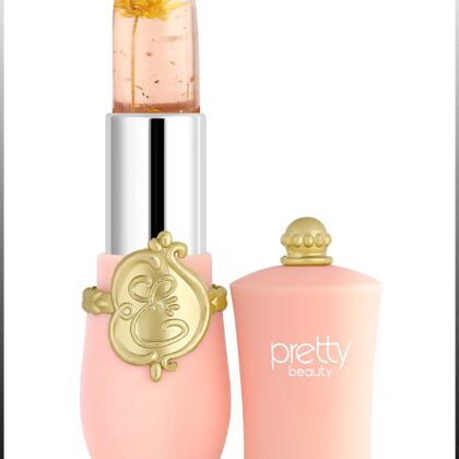Pretty Beauty Drıed Flowers Lipstick ve Renk Değiştiren Çiçek Kokulu Sihirli Ruj