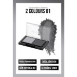 New Well Porcelain Make Up 2li Far Paleti NO02