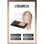 NEW WELL Porcelain Make Up 2li Far Paleti No03