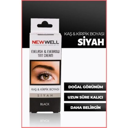 New Well Kaş &Kirpik Boyası Siyah
