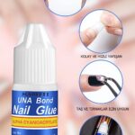 Marlett Takma Tırnak Yapıştırıcı Tips Yapıştırıcı Hızlı Yapıştırıcı Nail Glue 3g