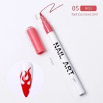 Nail Art Çizim ve süsleme kalemi KIRMIZI