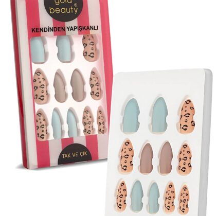 GOLD BEAUTY TAK ÇIK TAKMA TIRNAK