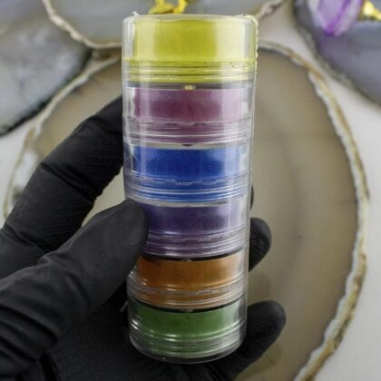 Rbs KOZMETİK Neon 6'lı Pigment Inci Tozu Tırnak Ve Göz Tozu