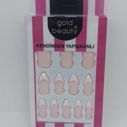 GOLD BEAUTY TAK ÇIK TIRNAK AÇIK PEMBE