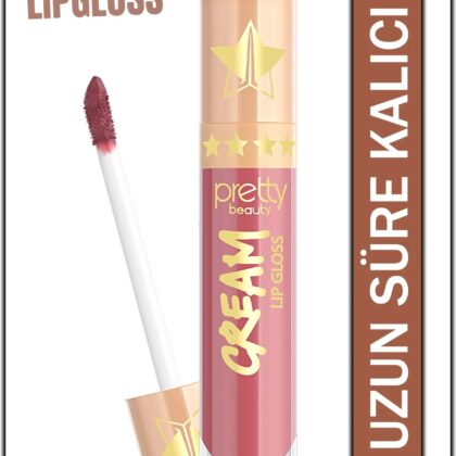 Pretty Beauty Cream Lipgloss & Uzun Süre Kalıcı Likit Ruj
