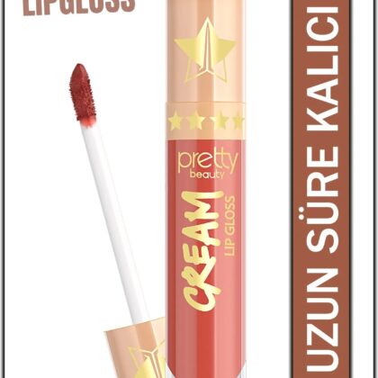 Pretty Beauty Cream Lipgloss & Uzun Süre Kalıcı Likit Ruj