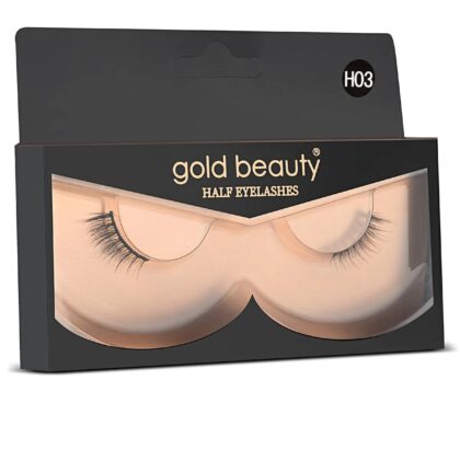 Gold Beauty Kolay Uygulanabilir Cat Eyes Yarım Ipek Takma Kirpik