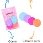 MT RENKLİ 8 Lİ MAKYAJ SÜNGERİ