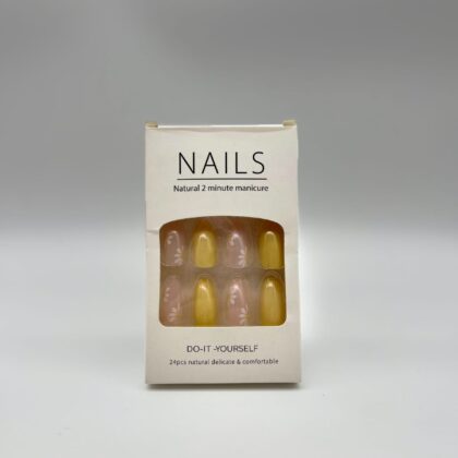 RBS KOZMETİK NAILS 24 LÜ TIRNAK SARI BEYAZ