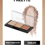 New Well Porcelain Make Up Highlighter 3lü