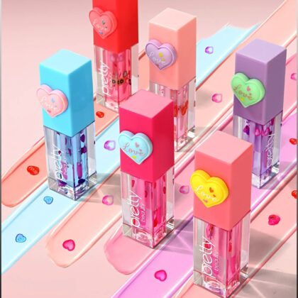 Pretty Beauty Love Lip Oil & Dudak Parlatıcı Lip Gloss